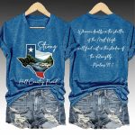 Texas Strong Hill Country Proud Psalms 91:1 Shirt