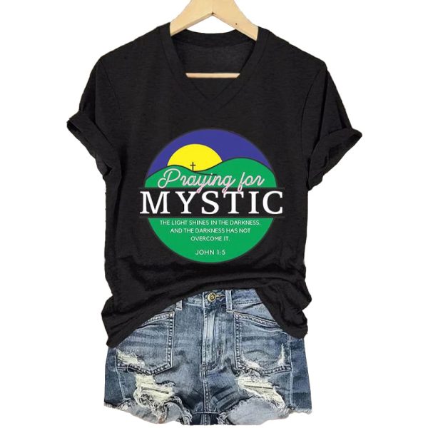 Texas Strong Praying For Mystic The Light Shines In The Darkness And The Darkness Has Not Overcome It John 1 5 T Shirt