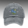Texas The Bluebonnet State Est 1845 Cap 3