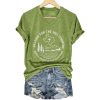 V Neck Retro Texas Strong Praying For The Hill Country Gods Grace In The Flooding Print T Shirt