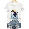 V Neck Retro Texas Strong We Are Texas Come Hell Or High Water Print T Shirt1