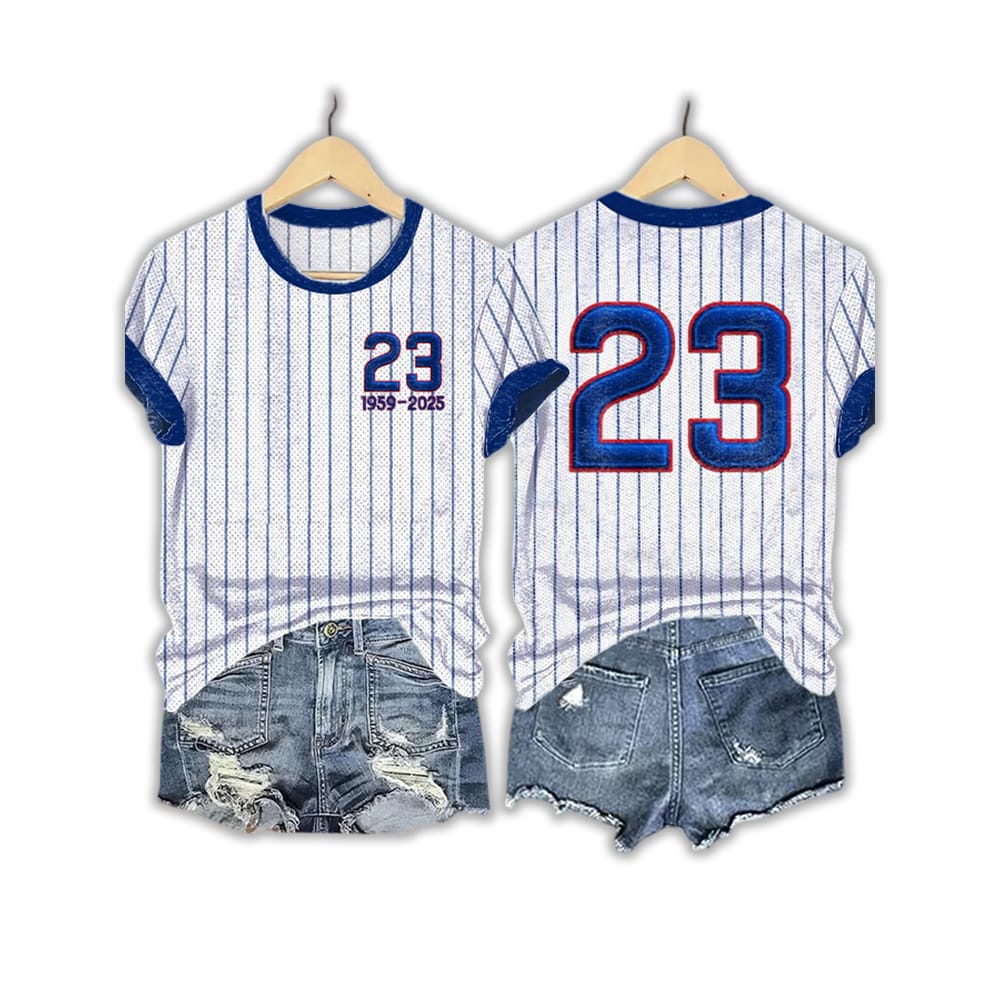 Womens Retro No 23 Jersey 1959 2025 Print T Shirt Women's Retro No 23 Jersey 1959-2025 Print T-Shirt