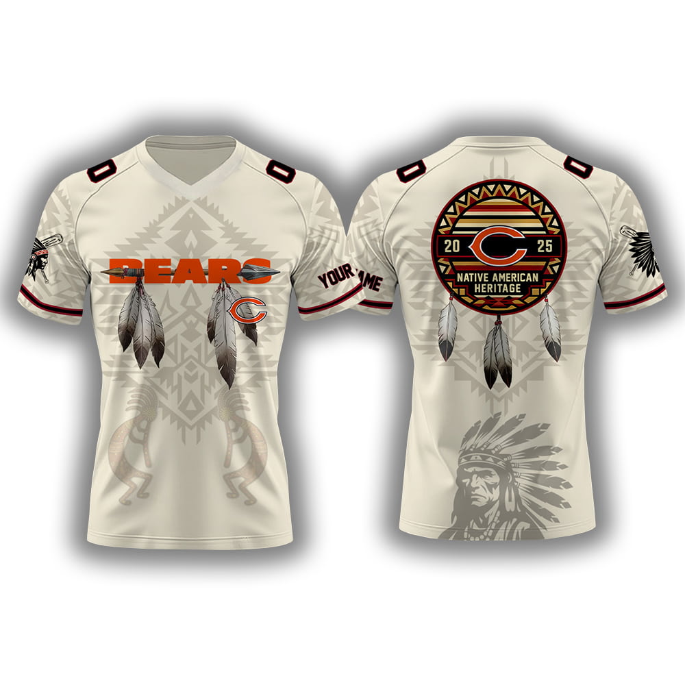 2025 Bears x Native American Heritage Month Personalized Jersey 2025 Bears x Native American Heritage Month Personalized Jersey