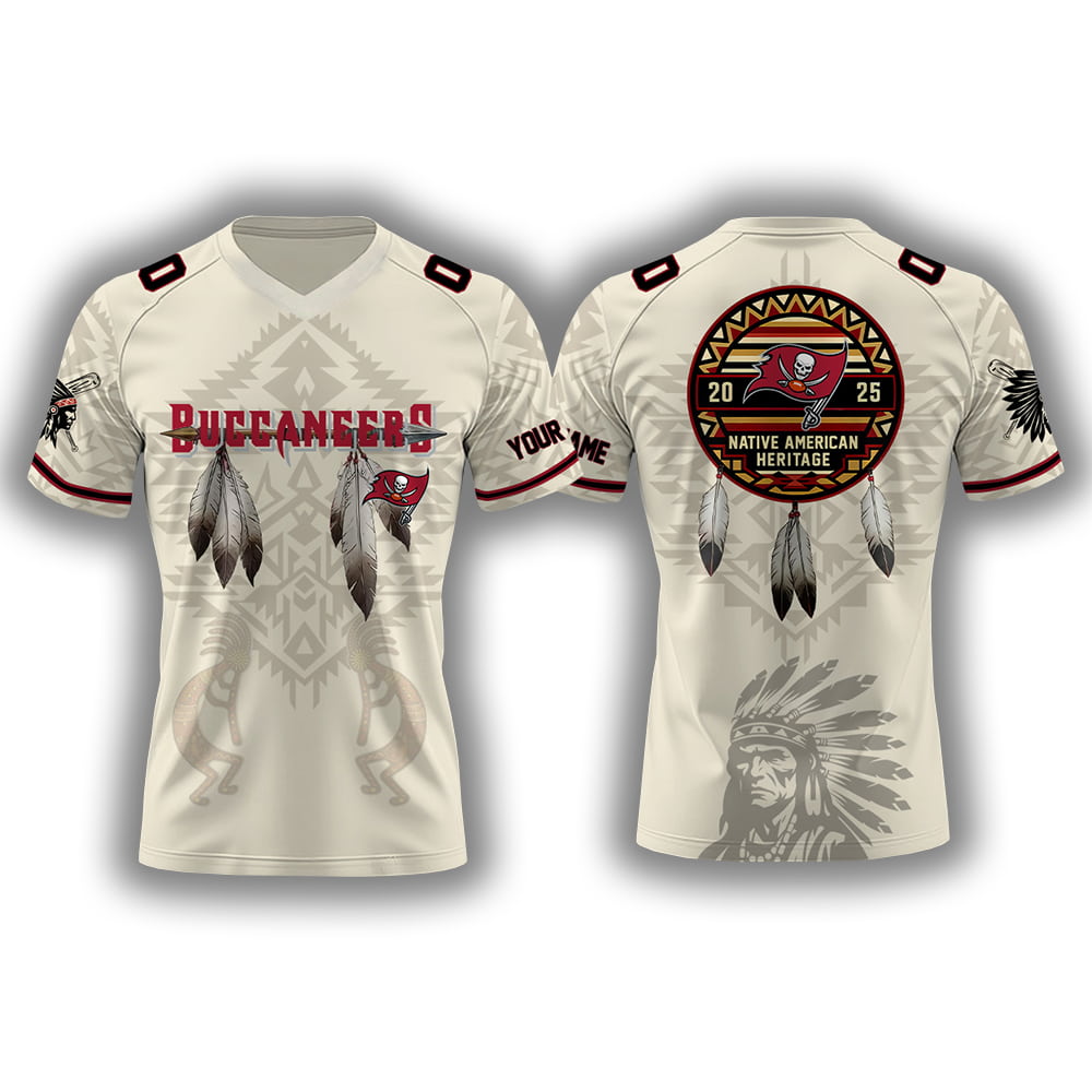 2025 Buccaneers x Native American Heritage Month Personalized Jersey 2025 Buccaneers x Native American Heritage Month Personalized Jersey