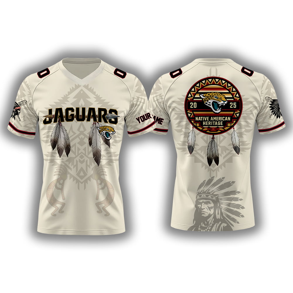 2025 Jaguars x Native American Heritage Month Personalized Jersey 2025 Jaguars x Native American Heritage Month Personalized Jersey