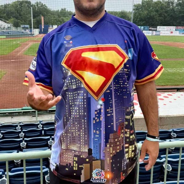 2025 Mahoning Valley Scrappers Superman Night Jersey Giveaway