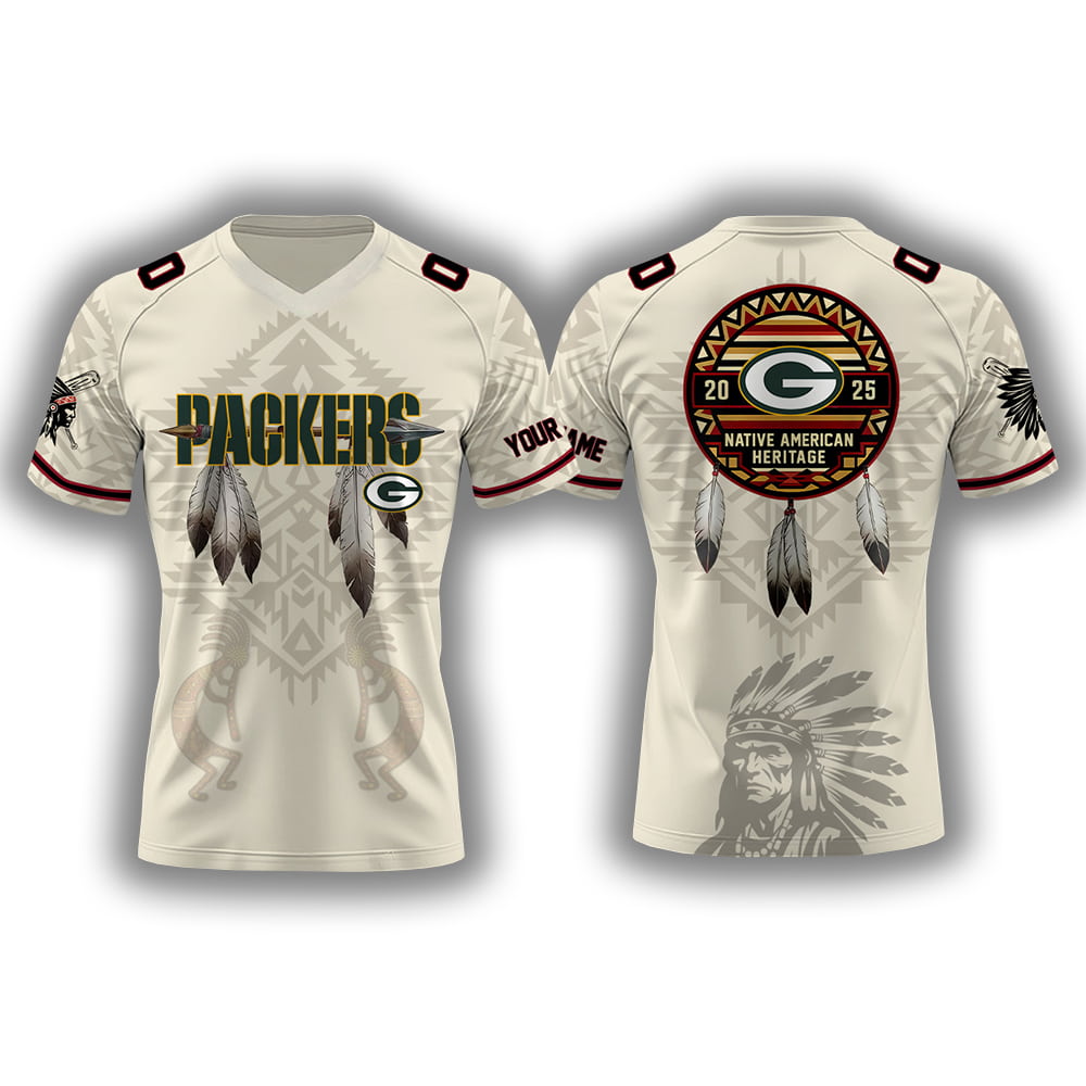 2025 Packers x Native American Heritage Month Personalized Jersey 2025 Packers x Native American Heritage Month Personalized Jersey