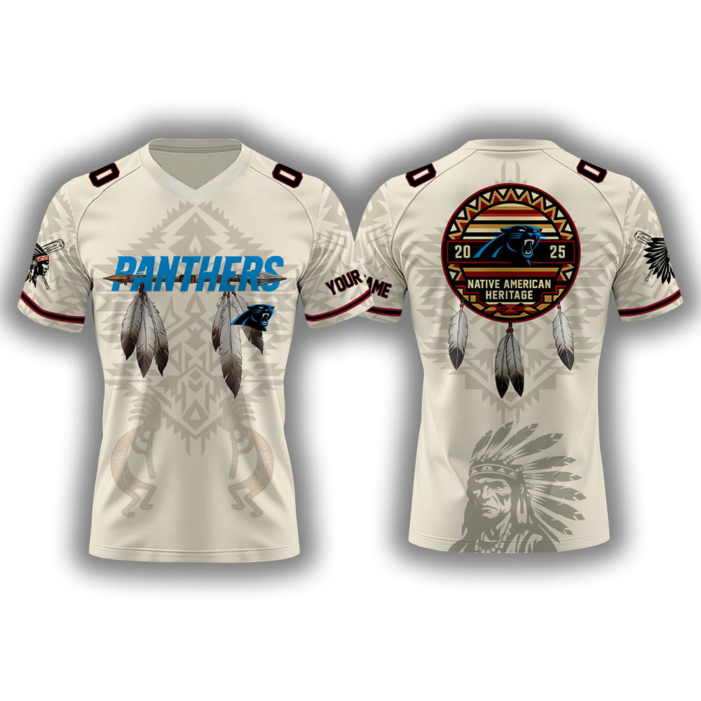 2025 Panthers x Native American Heritage Month Personalized Jersey 2025 Panthers x Native American Heritage Month Personalized Jersey