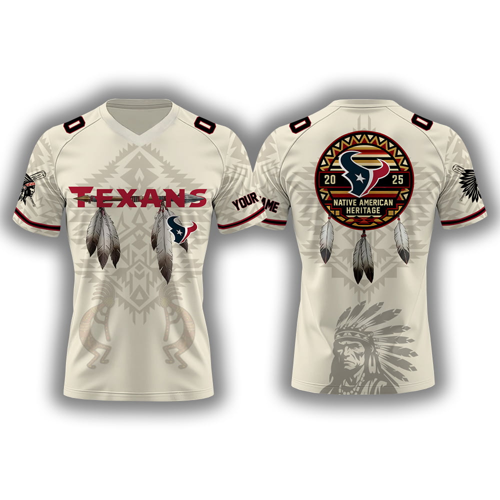 2025 Texans x Native American Heritage Month Personalized Jersey 2025 Texans x Native American Heritage Month Personalized Jersey