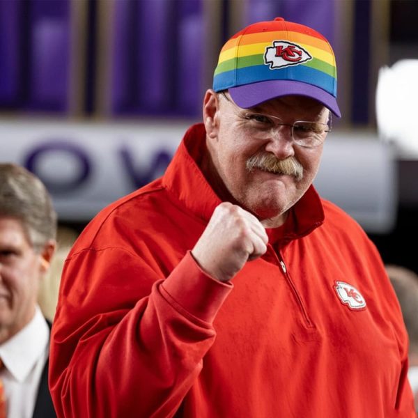 Andy Reid Chiefs Rainbow Hat
