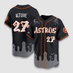 Astros From H-Town To The Underworld Halloween Shadows Jersey