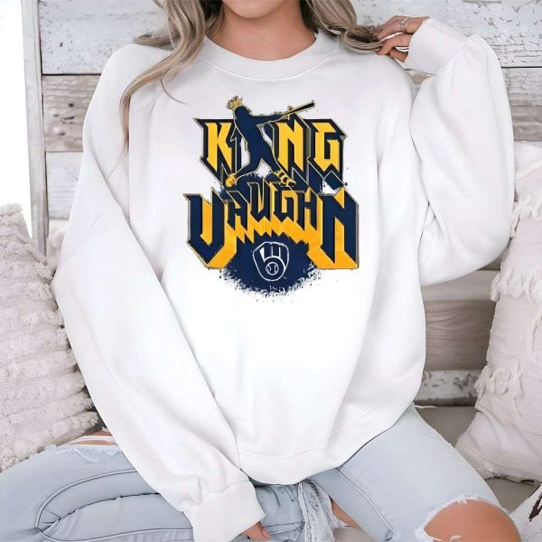 Brewers King Andrew Vaughn Shirt 2025 Giveaway