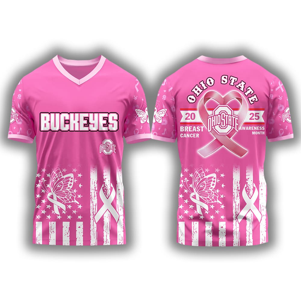 Buckeyes Breast Cancer Awareness Month 2025 Jersey Buckeyes Breast Cancer Awareness Month 2025 Jersey