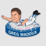 Cubs Greg Maddux 1988 Rain Delay Bobblehead 2025 Giveaway