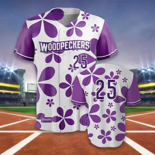 Fayetteville Woodpeckers Paint The Park Purple Jersey Giveaway 20251