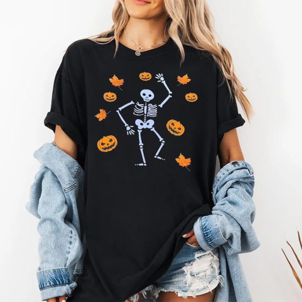 Fuck Trump Skeleton Pumpkin Halloween Shirt