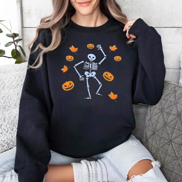 Fuck Trump Skeleton Pumpkin Halloween Shirt