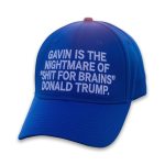 Gavin Is The Nightmare Of Shit For Brains Donald Trump Hat