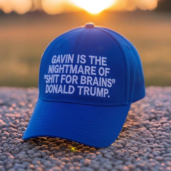 Gavin Is The Nightmare Of Shit For Brains Donald Trump Hat