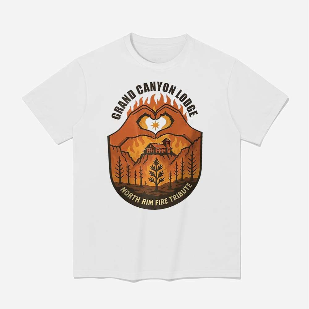 Grand Canyon Lodge North Rim Fire Tribute Shirt 1 Grand Canyon Lodge North Rim Fire Tribute Shirt