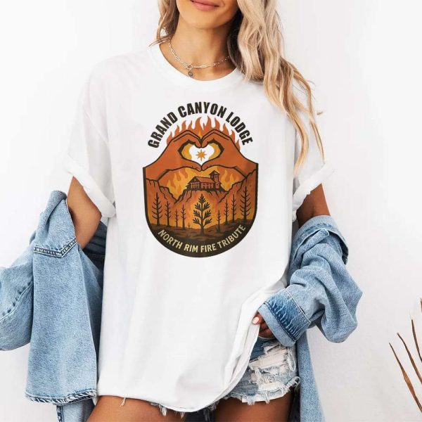 Grand Canyon Lodge North Rim Fire Tribute Shirt 4