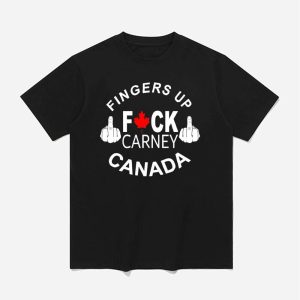 Fingers Up Fuck Carney Canada Shirt 1