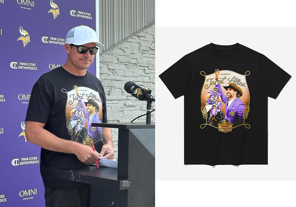 Kevin O'Connell Jared Allen Shirt