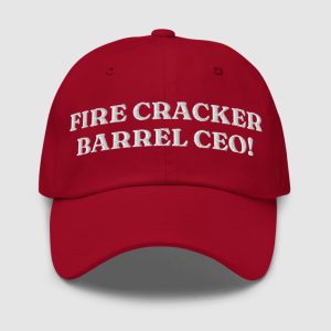 Fire Cracker Barrel CEO Hat
