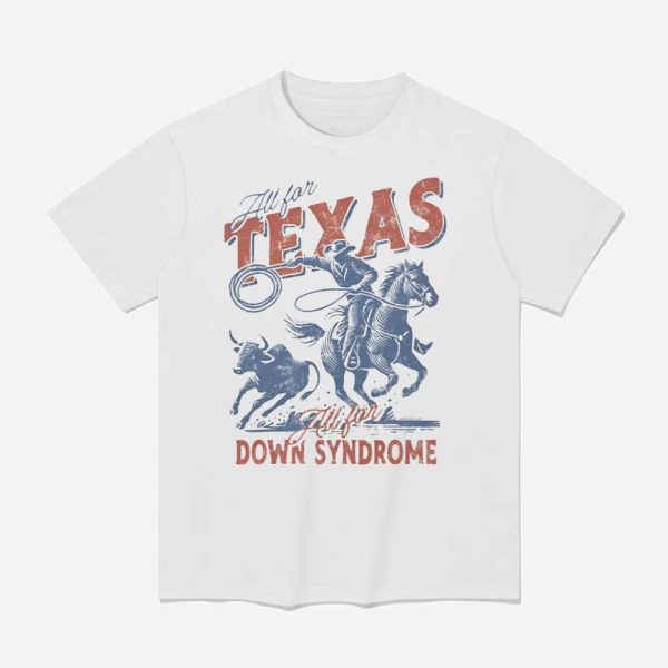 Rangers All For Texas All For Down Syndrome Shirt 1