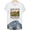 Retro Grand Canyon North Rim Lodge 1937 2025 Tribute Standing Strong For Grand Canyon Wildfire Support Print T Shirt2