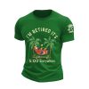 Retro I'm Retired Resort Hawaiian Print T Shirt1