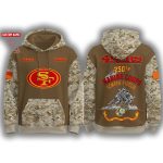 SF 49ers USMC 250th Birthday Celebration Night Game 2025 Hoodie Joggers Cap