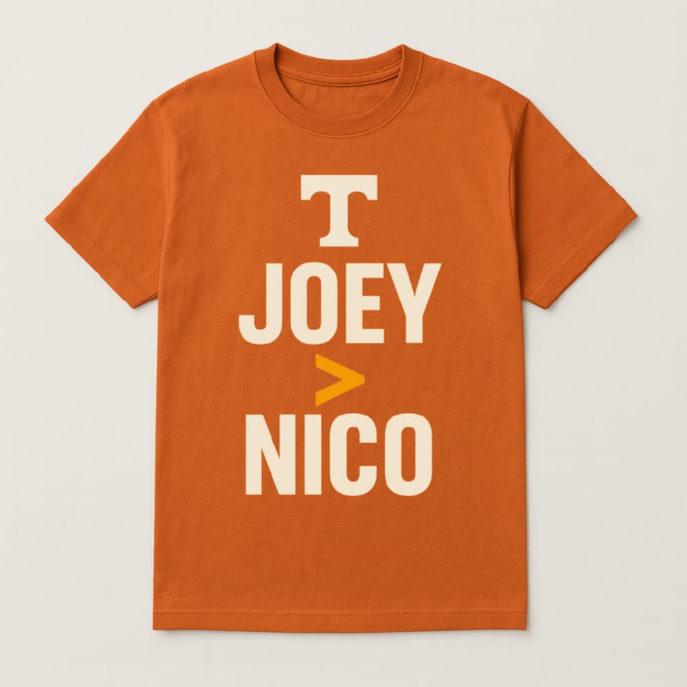 Tennessee Joey Better Than Nico Shirt 1 Tennessee Joey Better Than Nico Shirt