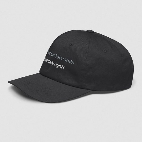 Thought For 3 Seconds Youre Absolutely Right Hat 2