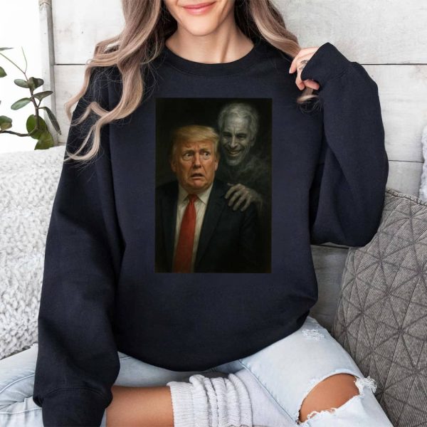 Trump Scare Jeffrey Epstein Ghost Shirt 3