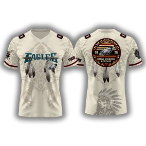 2025 Eagles x Native American Heritage Month Personalized Jersey