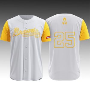 2025 Braves Childhood Cancer Awareness Day Jersey Giveaway