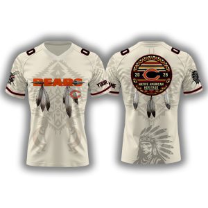 2025 Bears x Native American Heritage Month Personalized Jersey