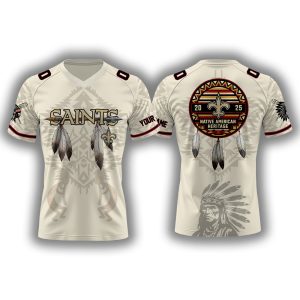 2025 Saints x Native American Heritage Month Personalized Jersey