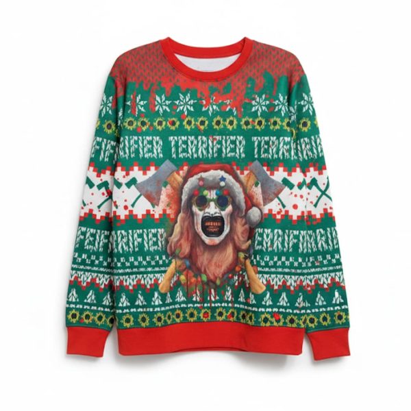 2025 Terrifier Ugly Christmas Sweater