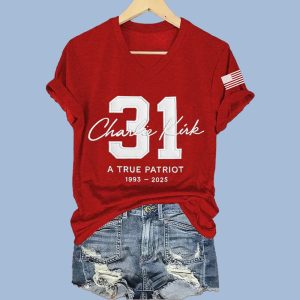 Charles Kirk Birthday 31 A True Patriot Shirt