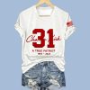 Charles Kirk Birthday 31 A True Patriot Shirt1