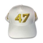 Charlie Kirk 47 White Hat