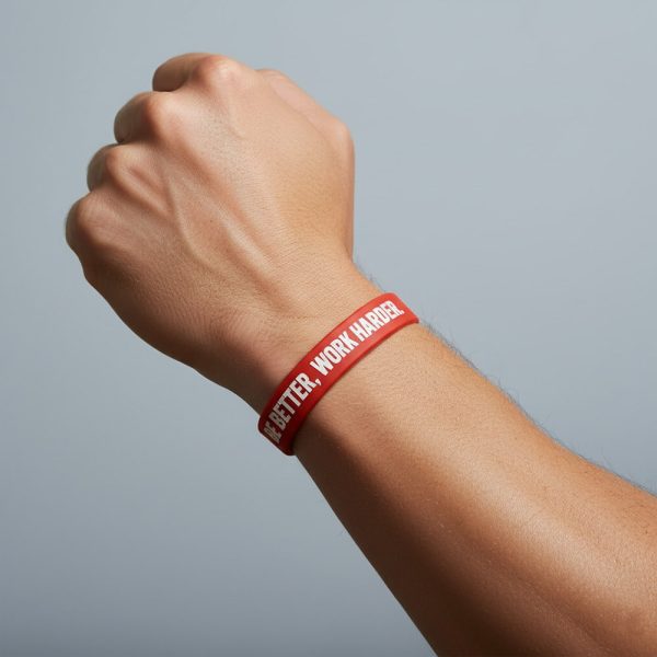 Charlie Kirk Be Better Work Harder Bracelet