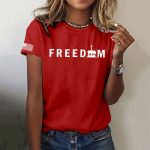 Charlie Kirk Freedom Birthday Red Shirt