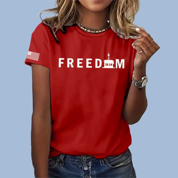 Charlie Kirk Freedom Birthday Red Shirt1