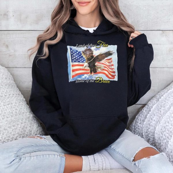 Charlie Kirk Shooters Land Of The Free Home Of The Brave Sweatshirt