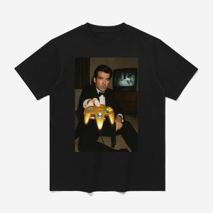 Pierce Brosnan Your Turn Golden Controller Shirt