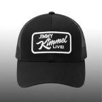 Eric Swalwell wearing Jimmy Kimmel Hat