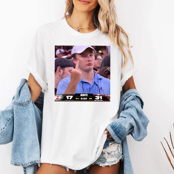 Florida State 31–17 Alabama Angry Fan Fuck Shirt